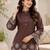 Women ethnic motifs embroidered thread work kurta