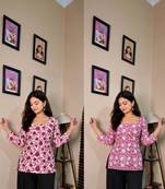Women floral printed floral kurta