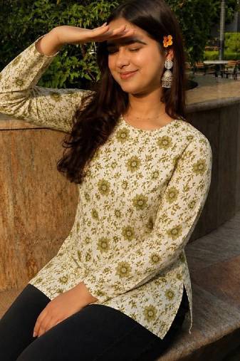 Women floral printed kurta
