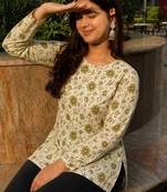 Women floral printed kurta