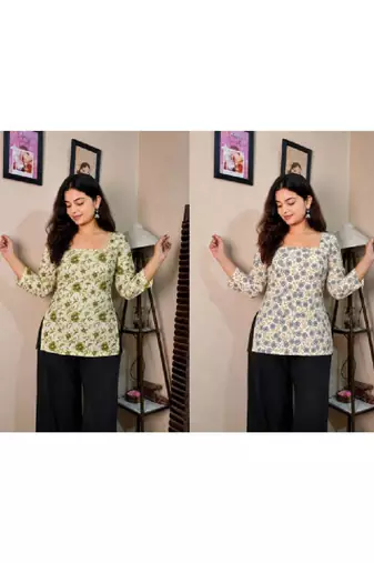 Women floral printed kurta