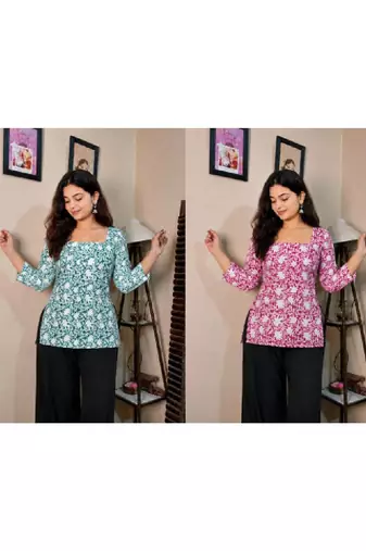 Women floral printed indie florals kurta