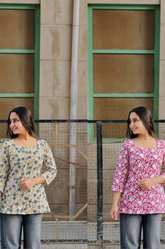 Women floral printed indie florals kurta