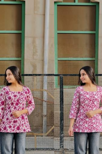 Women floral printed kurta