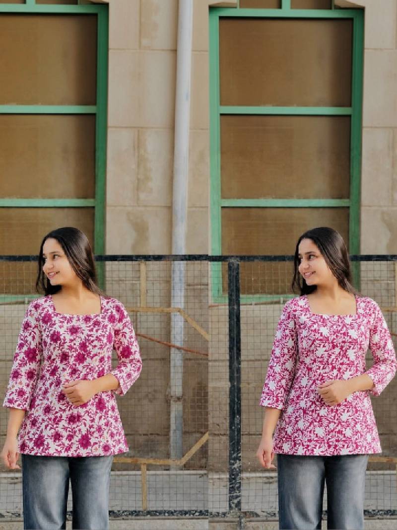 Women floral printed kurta