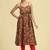 Women floral printed floral kurta
