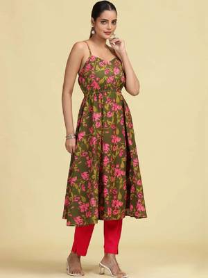 Women floral printed floral kurta 2