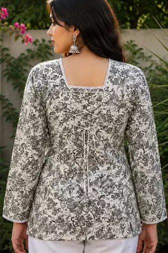 Women floral printed floral kurta