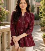 Women ethnic motifs printed kurta