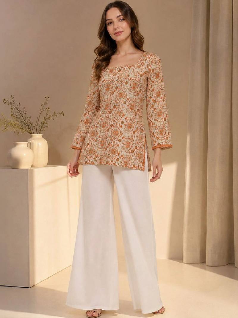 Women ethnic motifs printed kurta