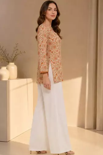 Women ethnic motifs printed kurta