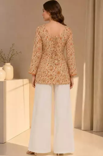 Women ethnic motifs printed kurta