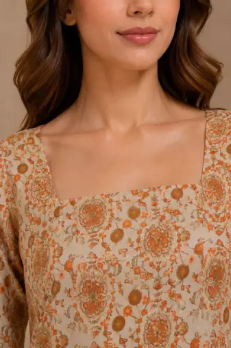 Women ethnic motifs printed kurta