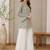 Women ethnic motifs printed flared sleeves kurta