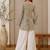 Women ethnic motifs printed flared sleeves kurta