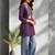 Women floral embroidered thread work floral kurta