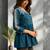 Women cotton embroidered thread work kurta