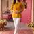 Women embellished thread work kurta