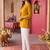 Women embellished thread work kurta