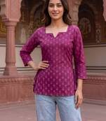 Women floral printed floral kurta