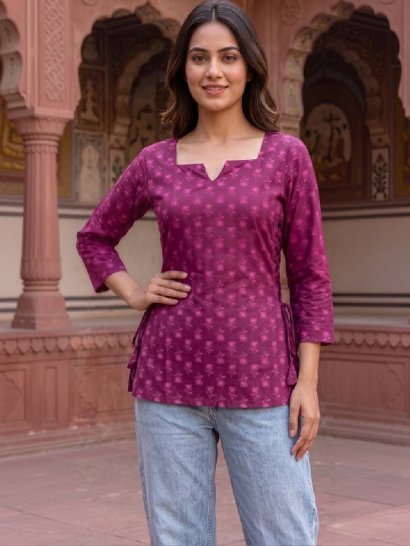 Women floral printed floral kurta