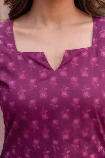 Women floral printed floral kurta