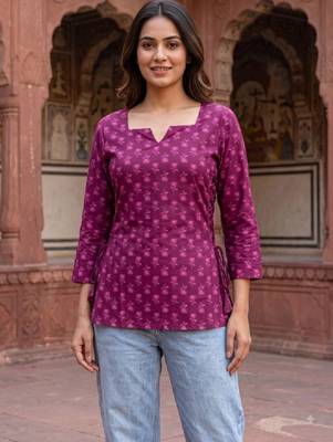 Women floral printed floral kurta 3
