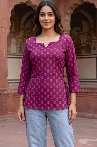 Women floral printed floral kurta