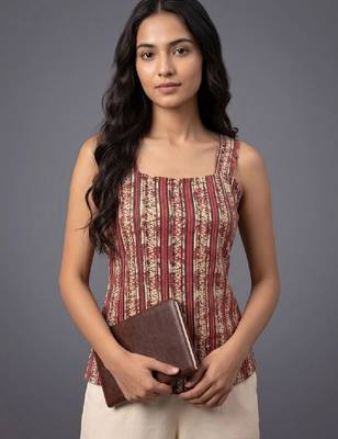 Women printed indie prints kurta 1