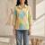 Women dyed kurta