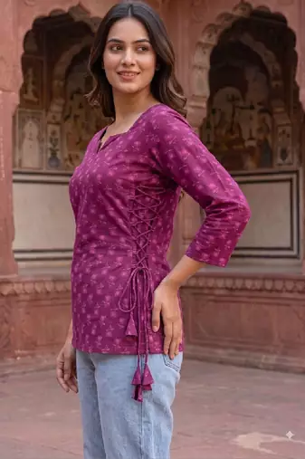 Women floral printed floral kurta