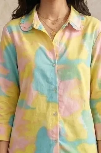 Women dyed kurta