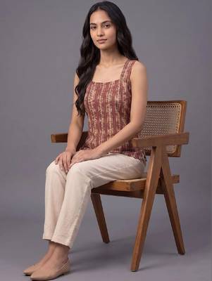 Women printed indie prints kurta 4