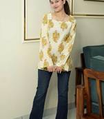 Women floral printed floral kurta
