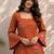 Women geometric printed flared sleeves kurta