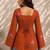 Women geometric printed flared sleeves kurta
