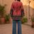 Women ethnic motifs printed bell sleeves kurta
