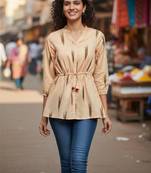 Women printed handloom kurta