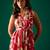 Women printed liva blend kurta