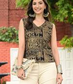 Women ethnic motifs printed kurta