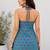 Women floral printed halter neck indie florals kurta