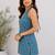 Women floral printed halter neck indie florals kurta