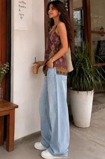 Women ethnic motifs printed kurta