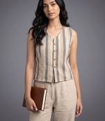 Women striped kurta