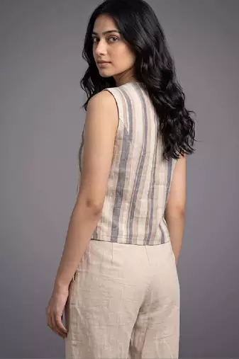 Women striped kurta