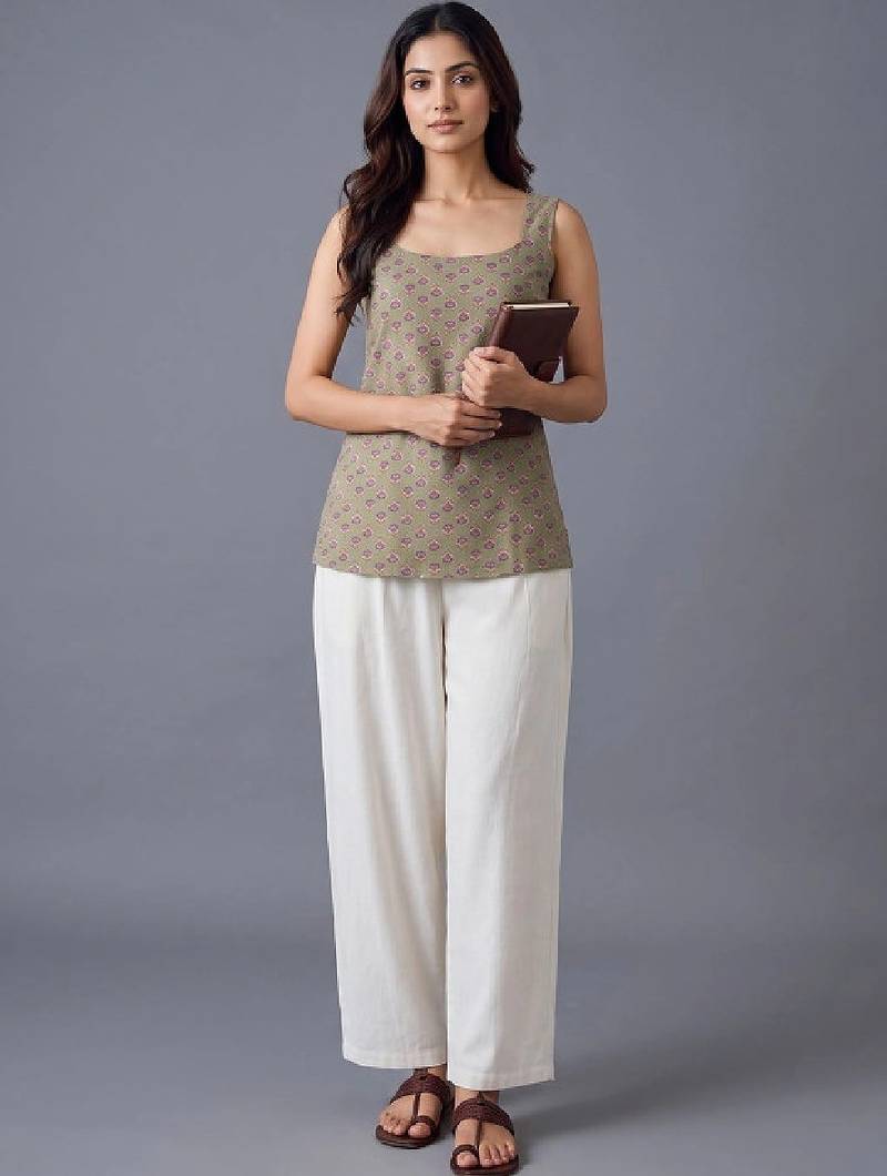 Women geometric printed kurta