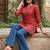 Women ethnic motifs printed indie prints kurta