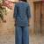 Women paisley printed thread work kurta