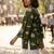 Women ethnic motifs printed flared sleeves kurta