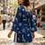 Women printed flared sleeves indie prints kurta